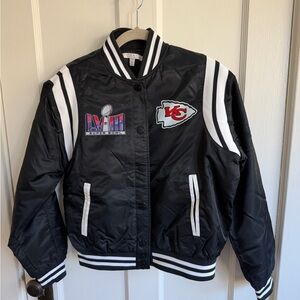 Women's Kansas City Chiefs Bomber Jacket with Chiefs Logo